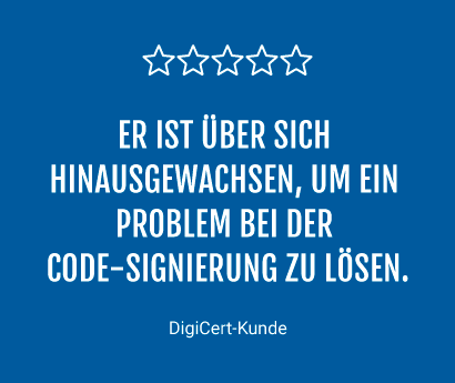 Code Signing Product Review German