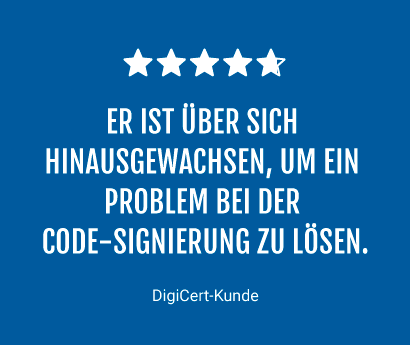 Code Signing Product Review German