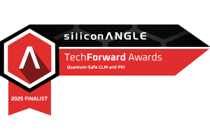 Silicon Angle DigiCert 2025 TechForward Award Finalist