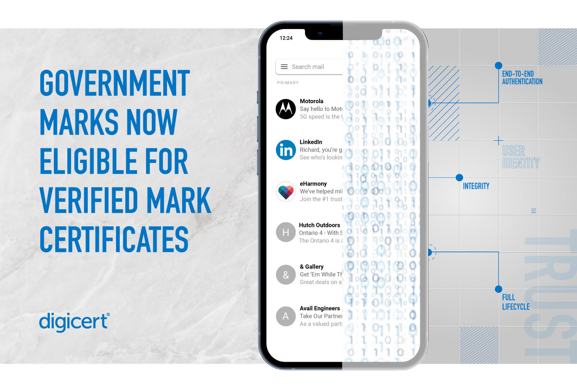 Verified Mark Certificates (VMCs) Available for Additional Trademark Offices, Government Marks