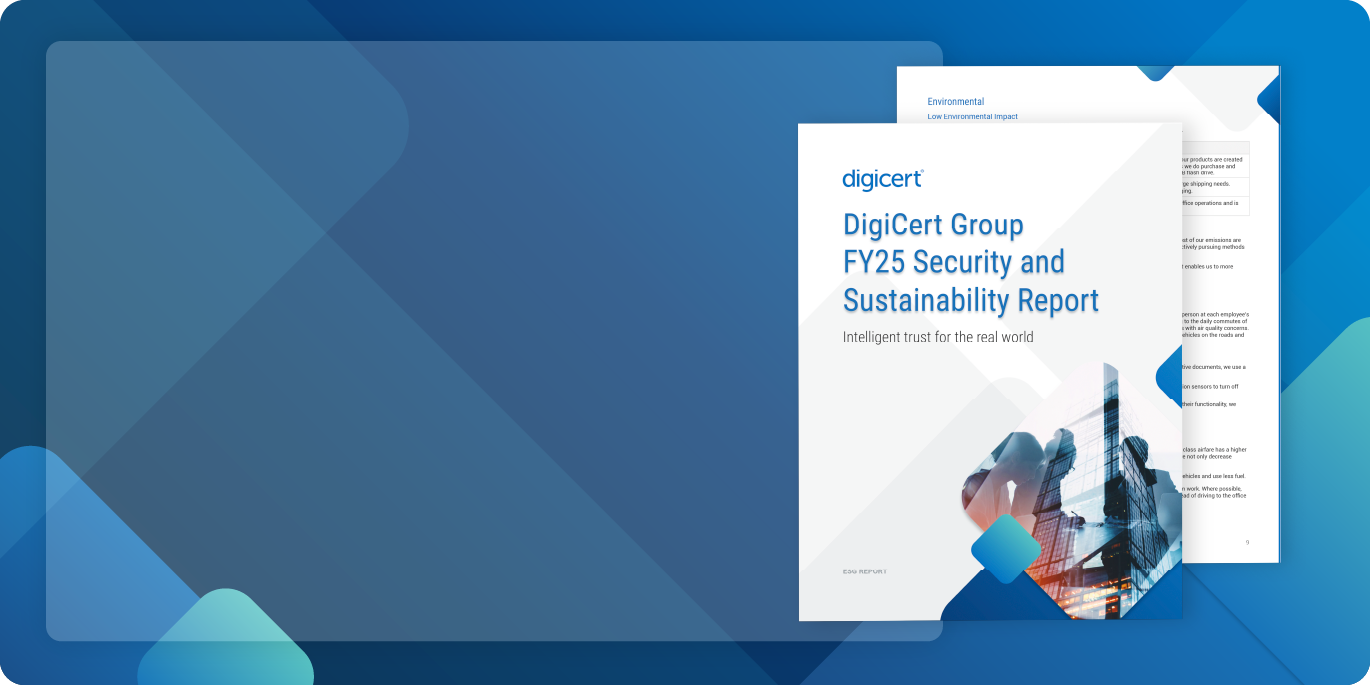 FY25 ESG Report DigiCert Group