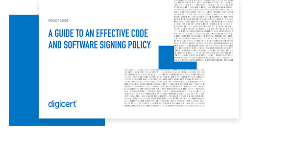 Code Signing Policy Guide Nav Promo