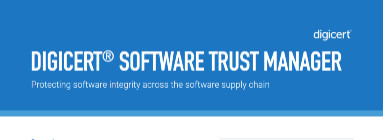 DigiCert Software Trust Manager Datasheet