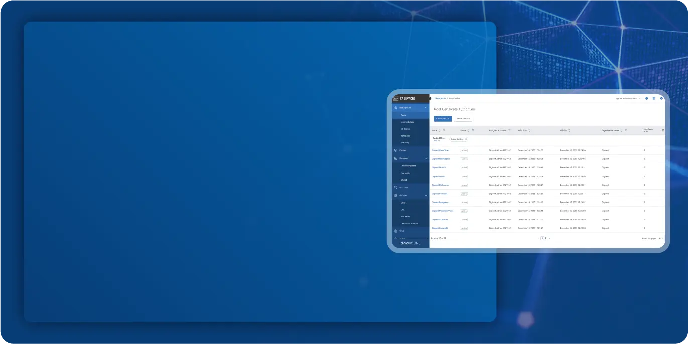 DigiCert Private PKI
