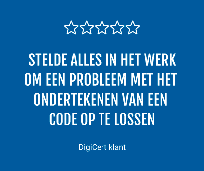 Code Signing Product Review Dutch