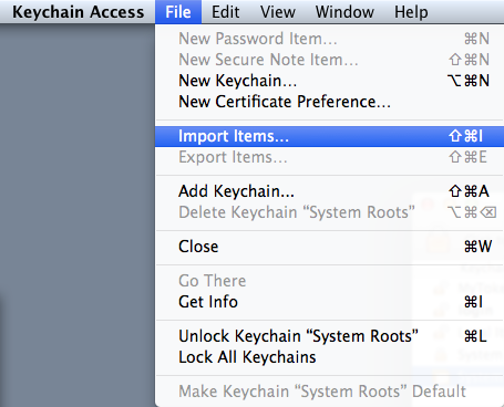 Mac Keychain Access
