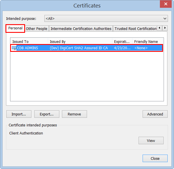 each The above Melt Managing Client Certificates | DigiCert.com