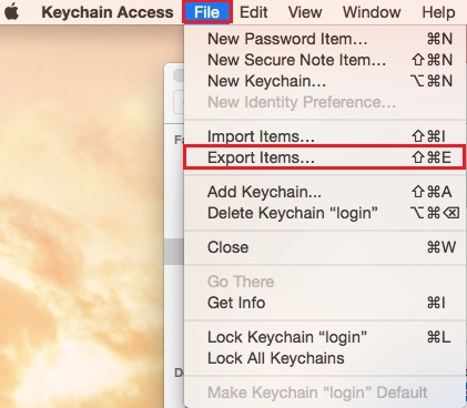 Mac - Keychain Access