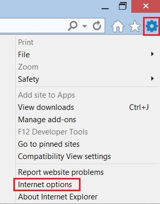 Internet Explorer - Internet Options