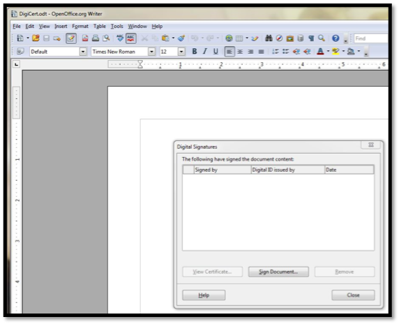 openoffice documents