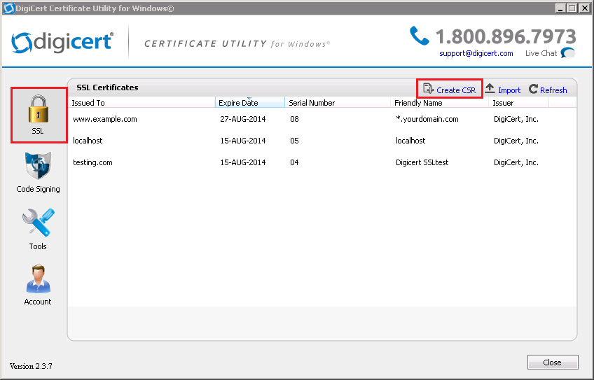 Utility Create CSR