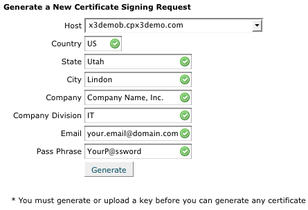 gone crazy Deserve underwear SSL Certificate CSR Creation - cPanel Servers