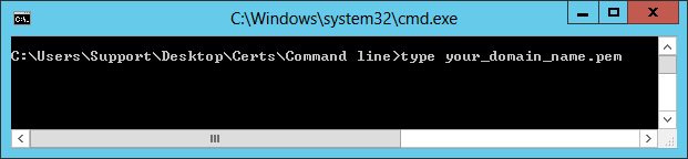 command line window