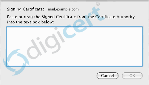 Mac OS X Drag Signed Certificate into bow
