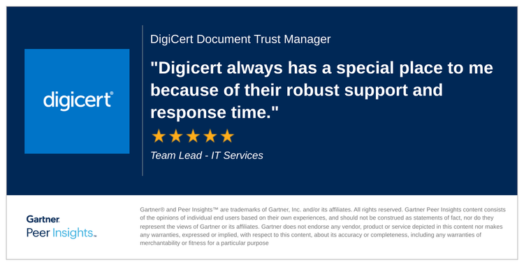 Gartner Peer Insights review snippet 4