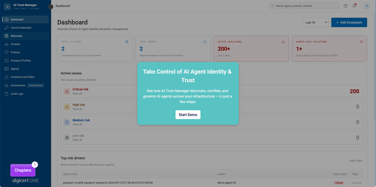 AI Trust Demo Screenshot