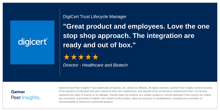 Gartner Peer Insights review snippet 6