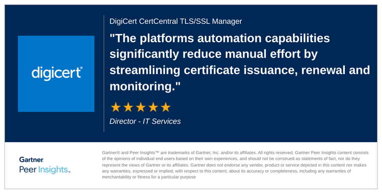 Gartner Peer Insights review snippet 9