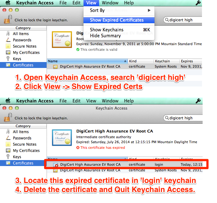 How To Fix An Expired Intermediate Ssl Certificate Chain